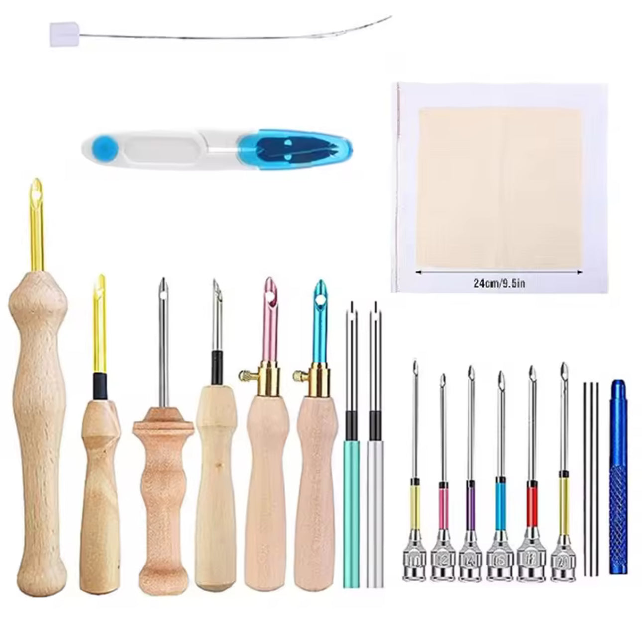 Kit completo de ferramentas punch needle