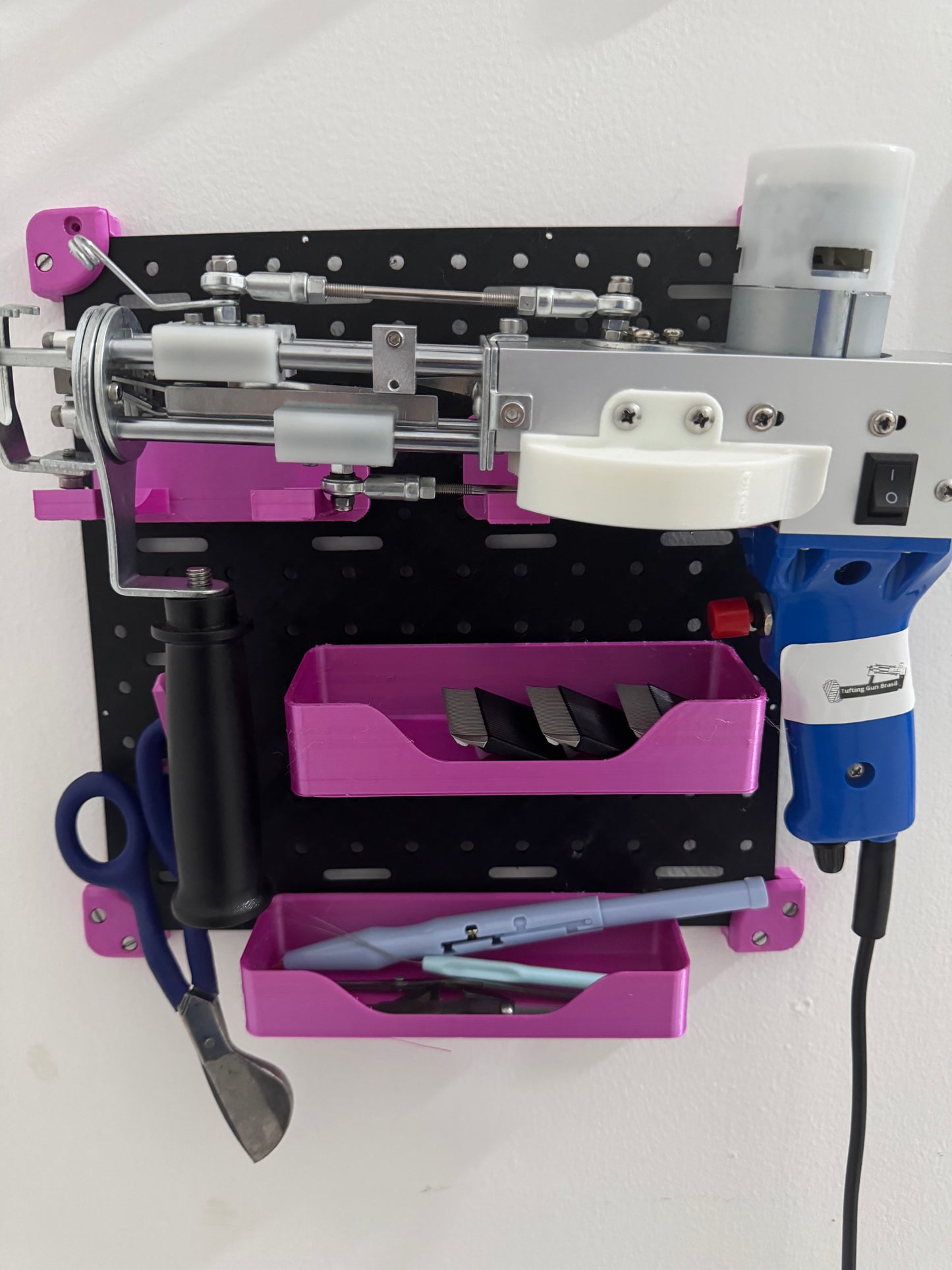 Painel Tufting Gun Maior – Completo, Funcional e Cheio de Estilo
