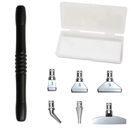 Caneta brilho ponto + acessórios